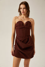 Francine korse mini elbise