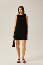 Daphné çiçek mini elbise