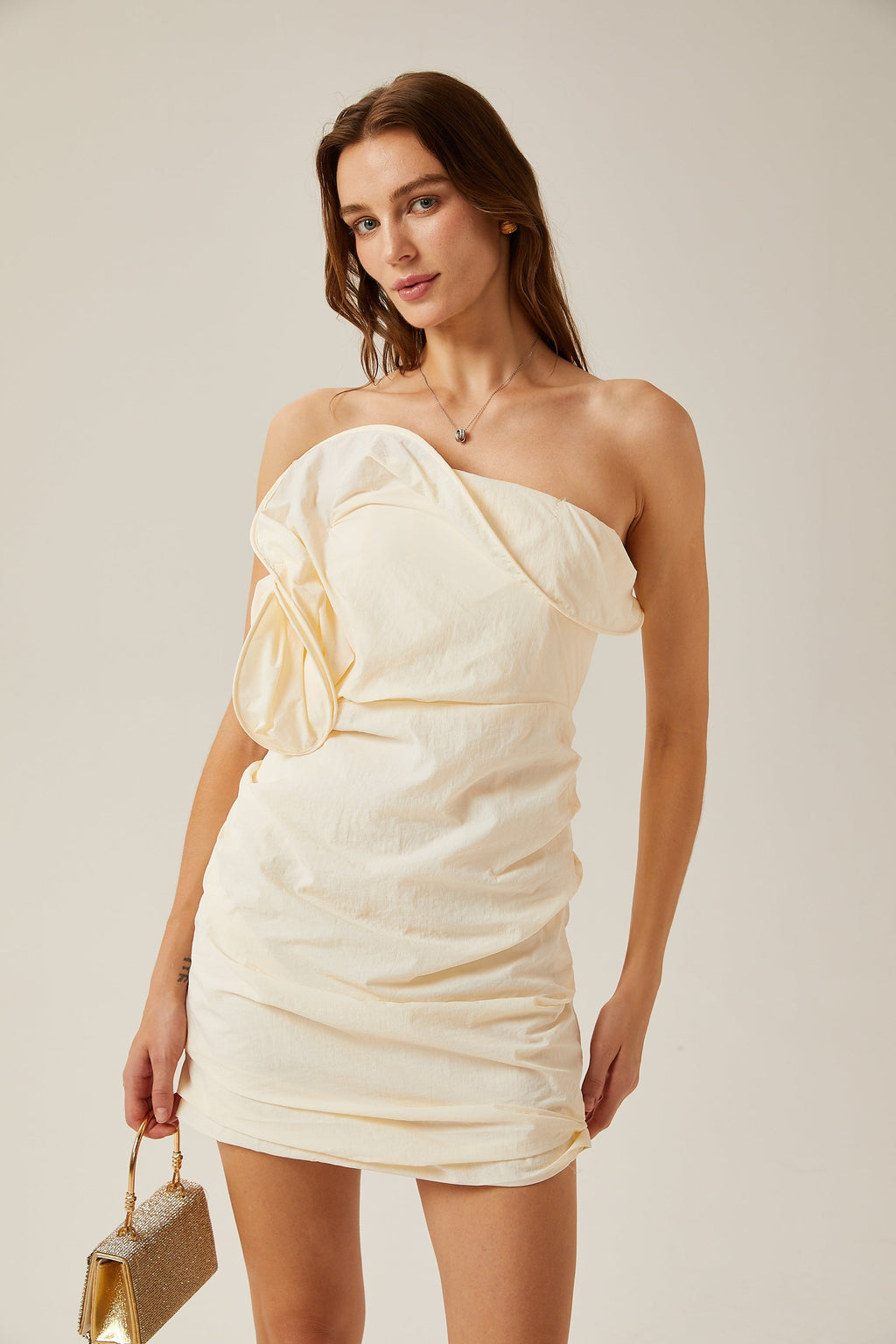 Sophie bükümlü mini elbise