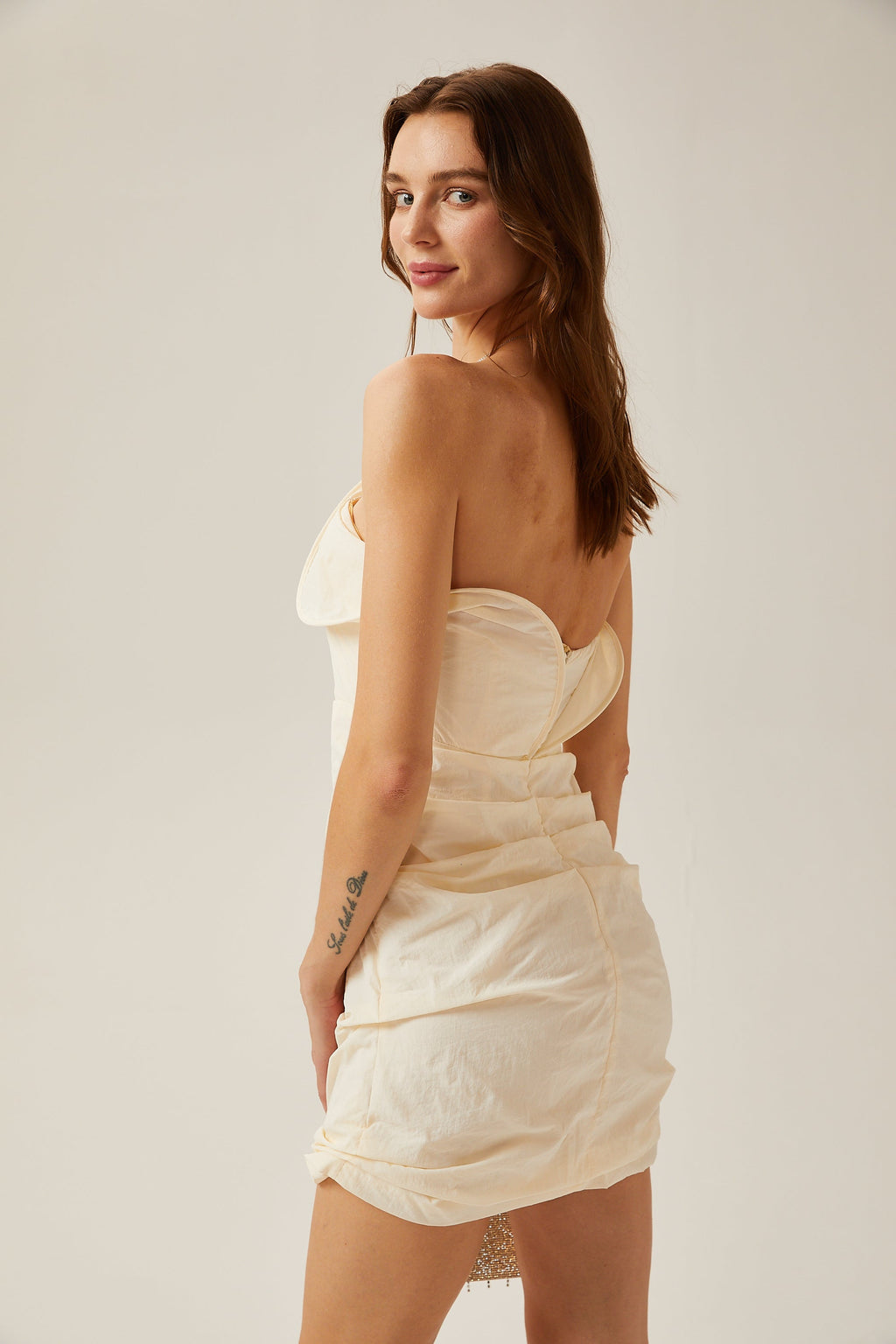 Sophie bükümlü mini elbise