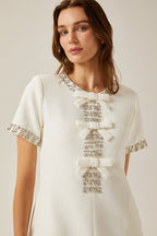 Clarisse mini elbise