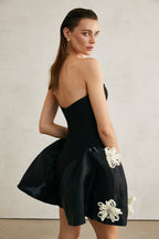 Léonor çiçek mini elbise