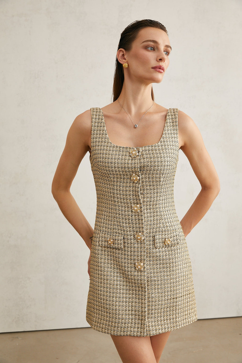 Agathe mini elbise
