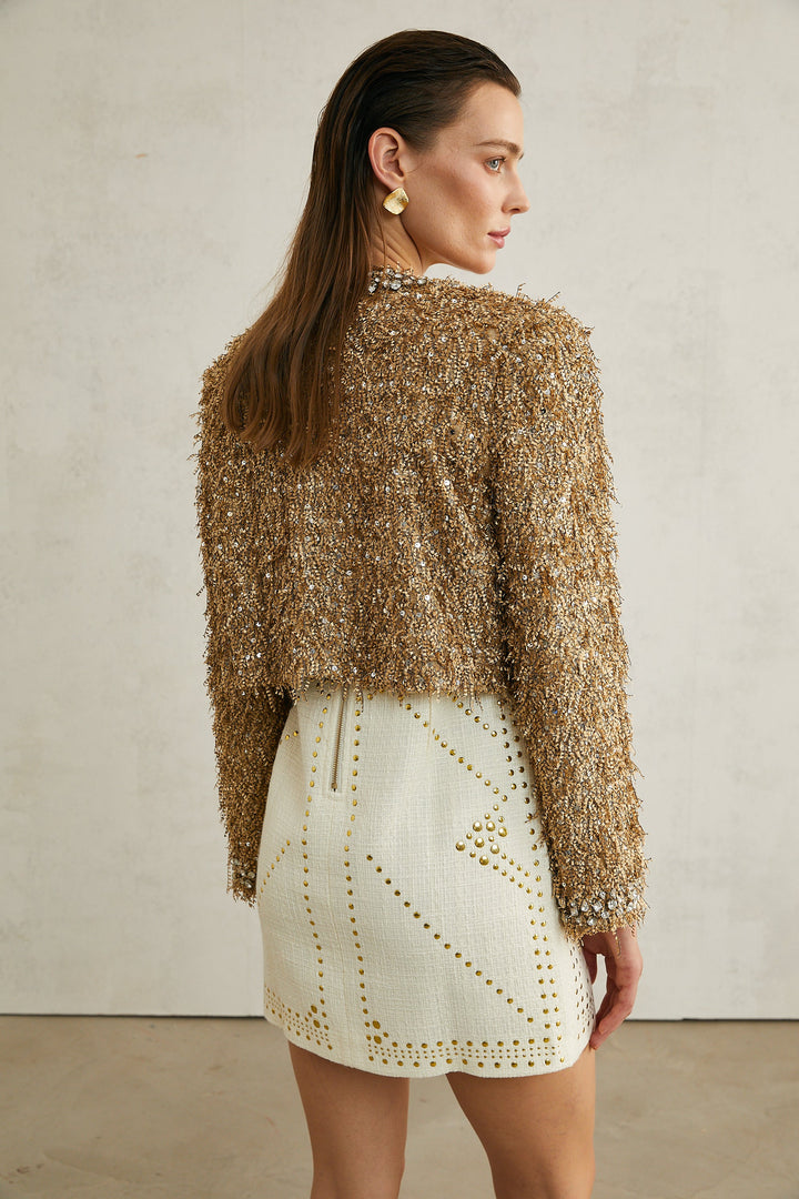 Bérénice saçaklı ceket