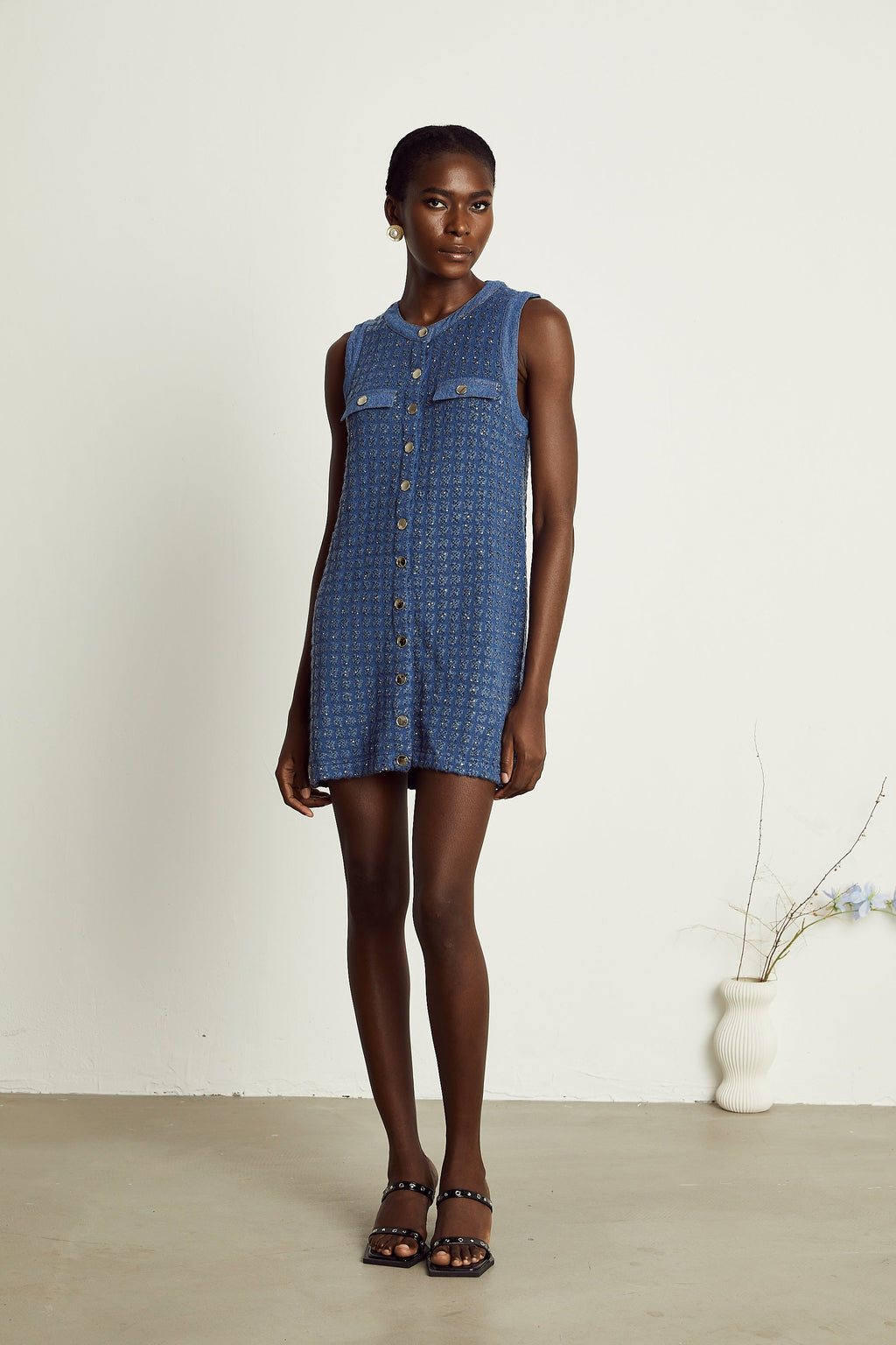 Sylvie payetli mini elbise