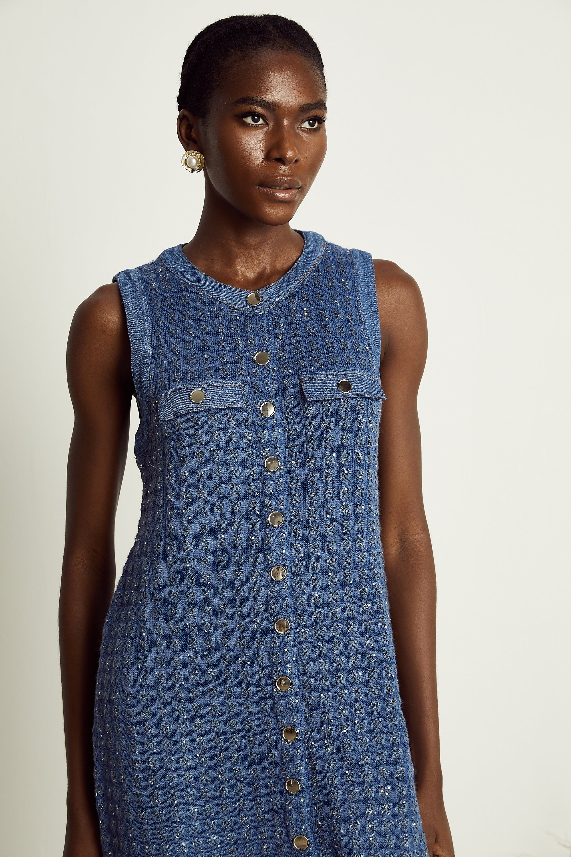 Sylvie payetli mini elbise