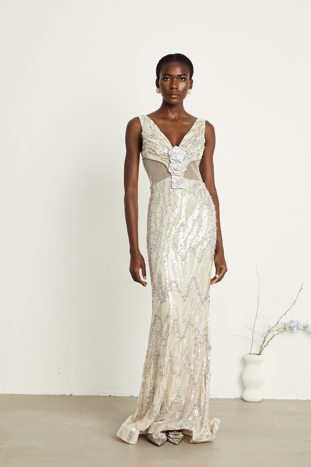 Cordélia maksi elbise