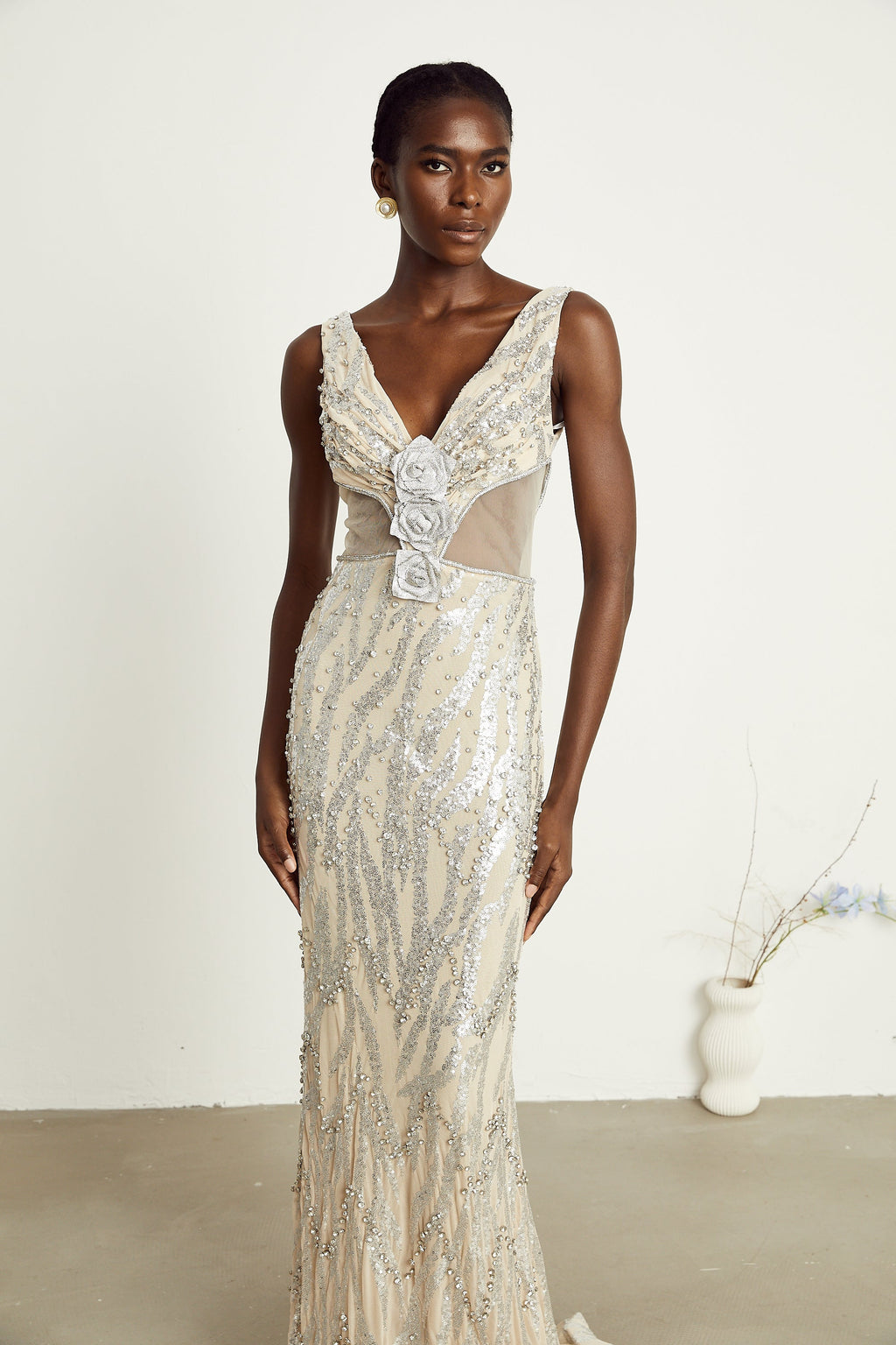 Cordélia maksi elbise