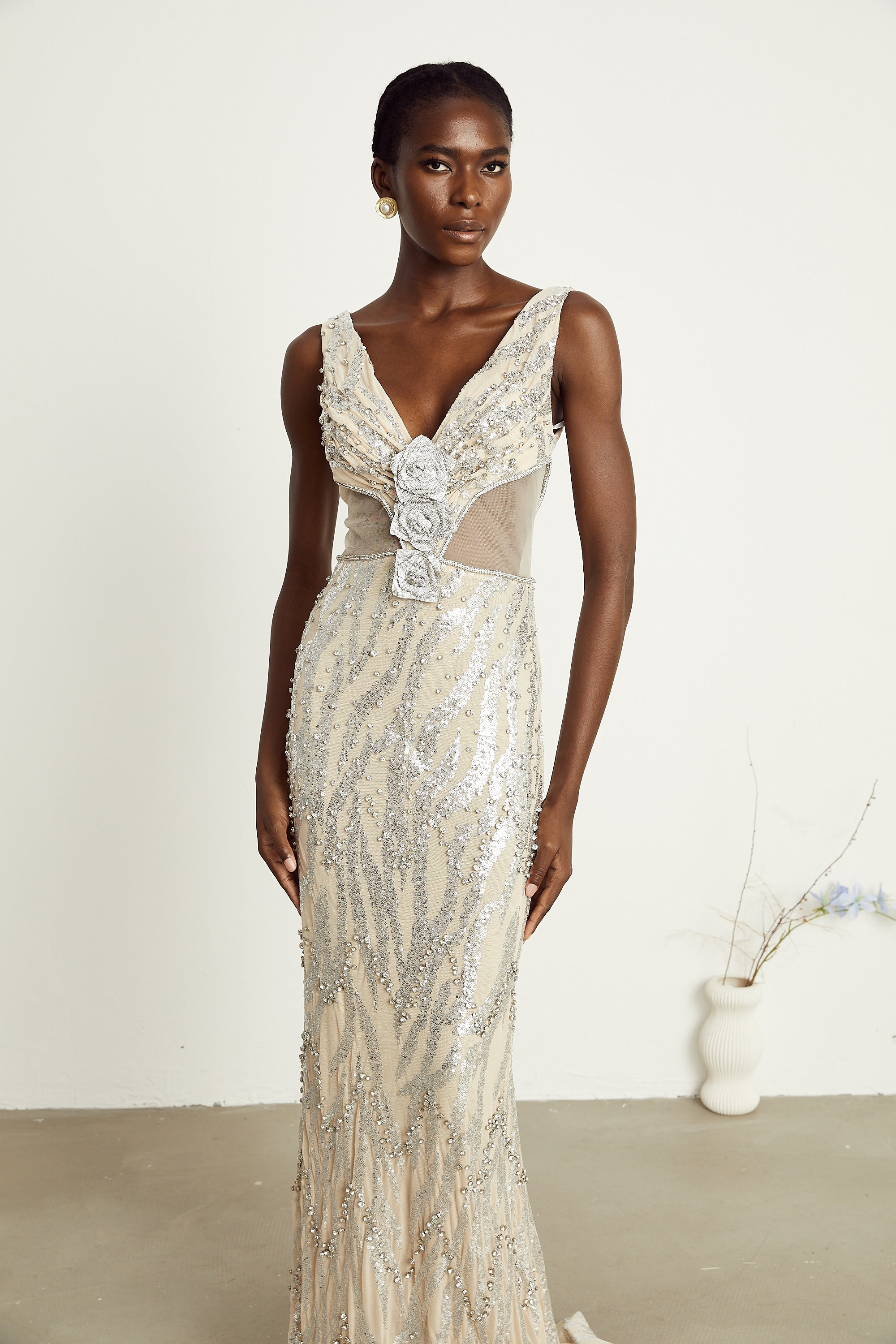 Cordélia maksi elbise