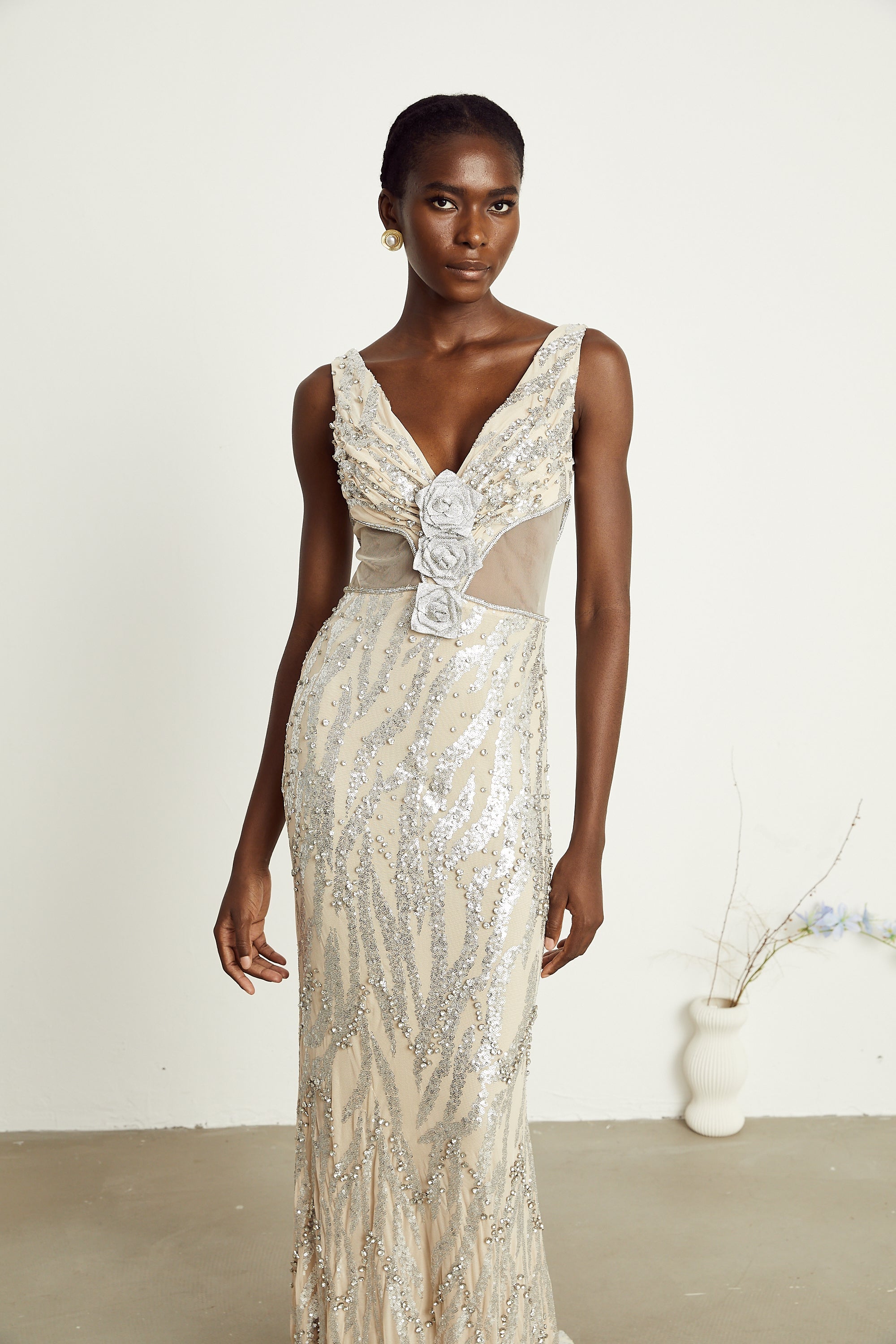 Cordélia maksi elbise