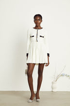 Solange örgü mini elbise