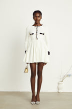 Solange örgü mini elbise