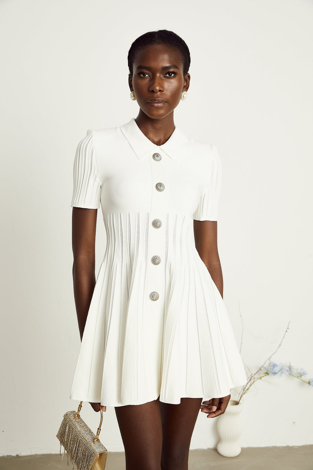 Émilie mini elbise