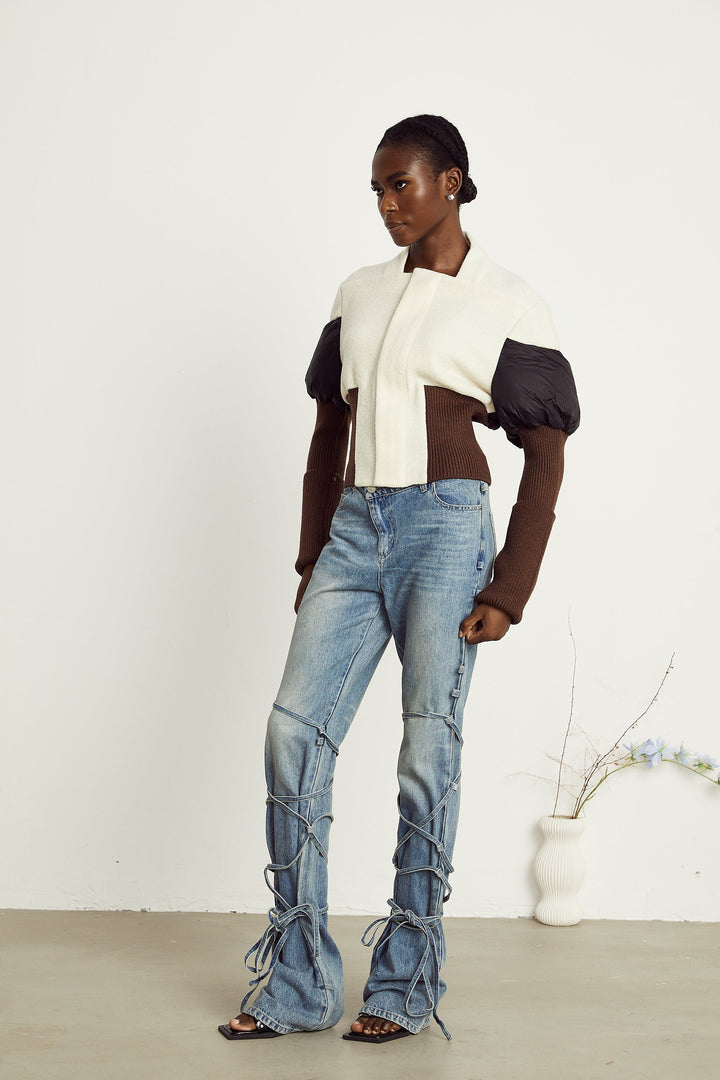 Ghislaine panelli ceket