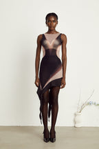 Irène file mini elbise