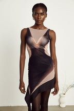 Irène file mini elbise