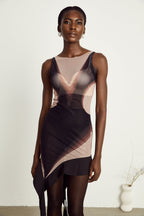 Irène file mini elbise