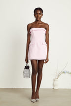 Amelie straplez mini elbise