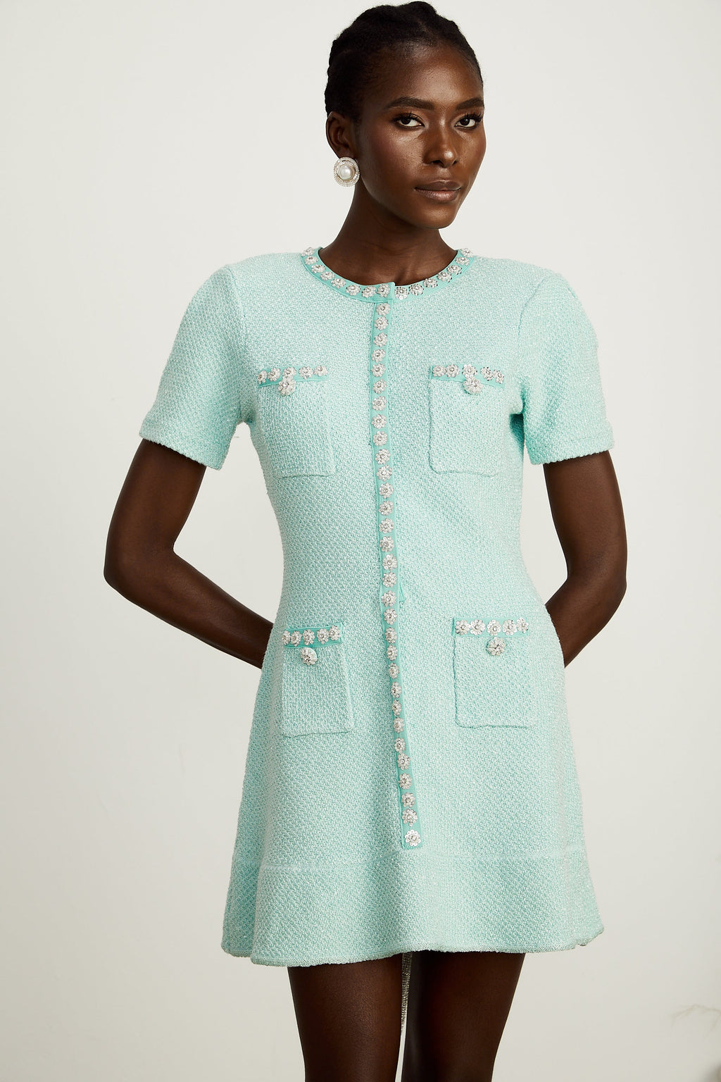 Jocelyne kloş mini elbise