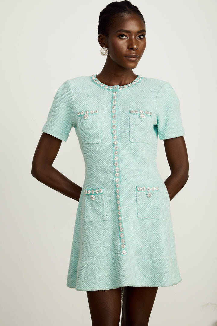 Jocelyne kloş mini elbise