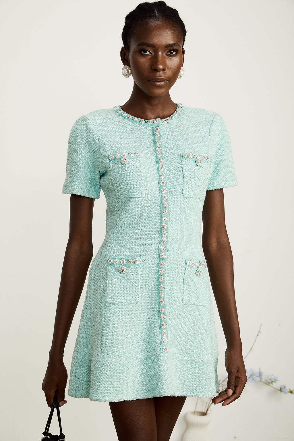 Jocelyne kloş mini elbise