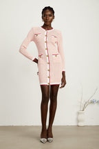 Karine örgü mini elbise