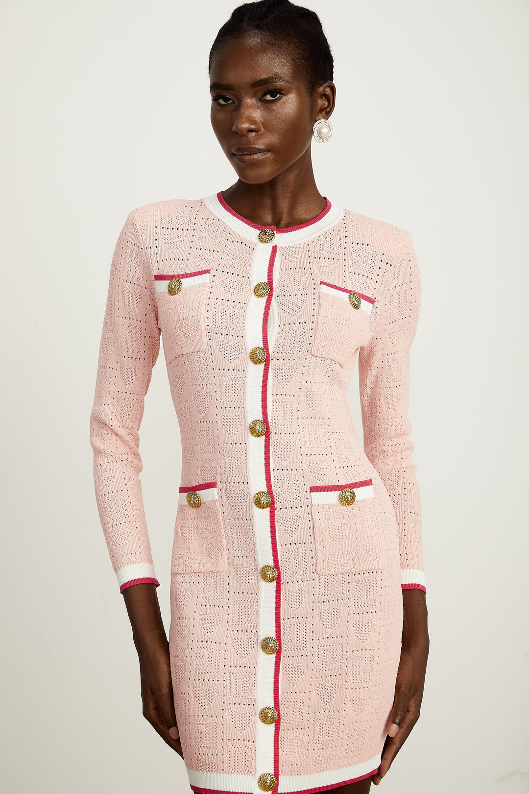 Karine örgü mini elbise