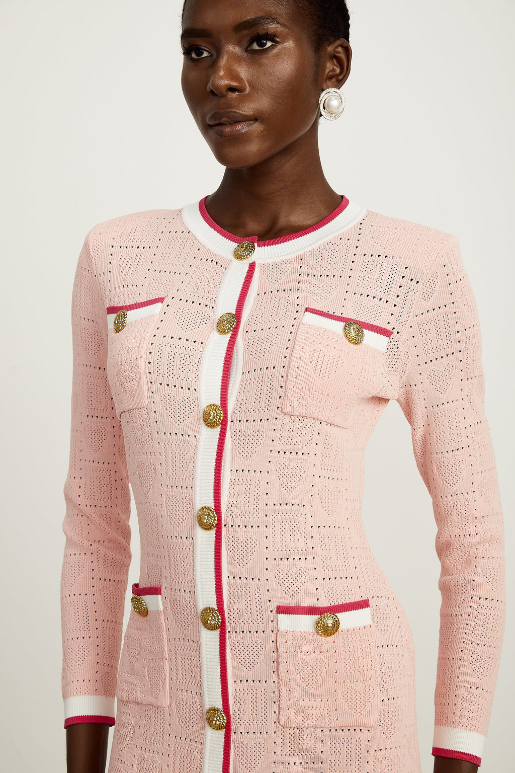 Karine örgü mini elbise