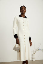 Cécilie midi elbise