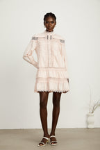 Enora dekolte mini elbise