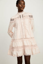 Enora dekolte mini elbise