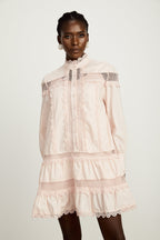 Enora dekolte mini elbise