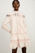 Enora dekolte mini elbise