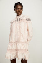 Enora dekolte mini elbise