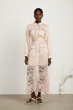 Delphine cepli midi elbise