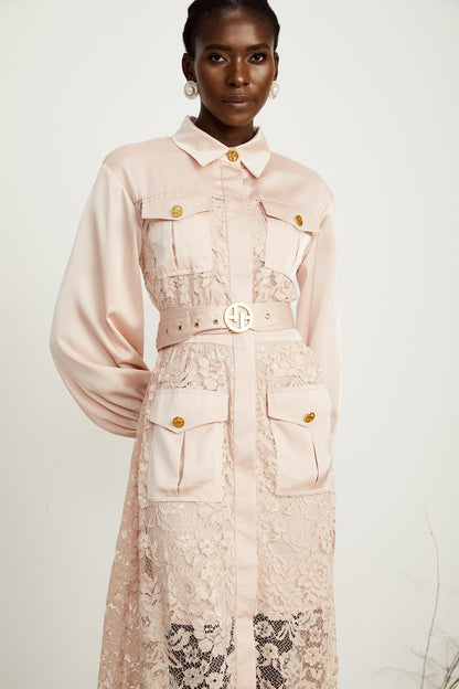 Delphine cepli midi elbise