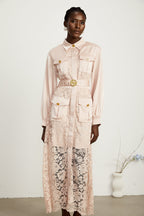 Delphine cepli midi elbise