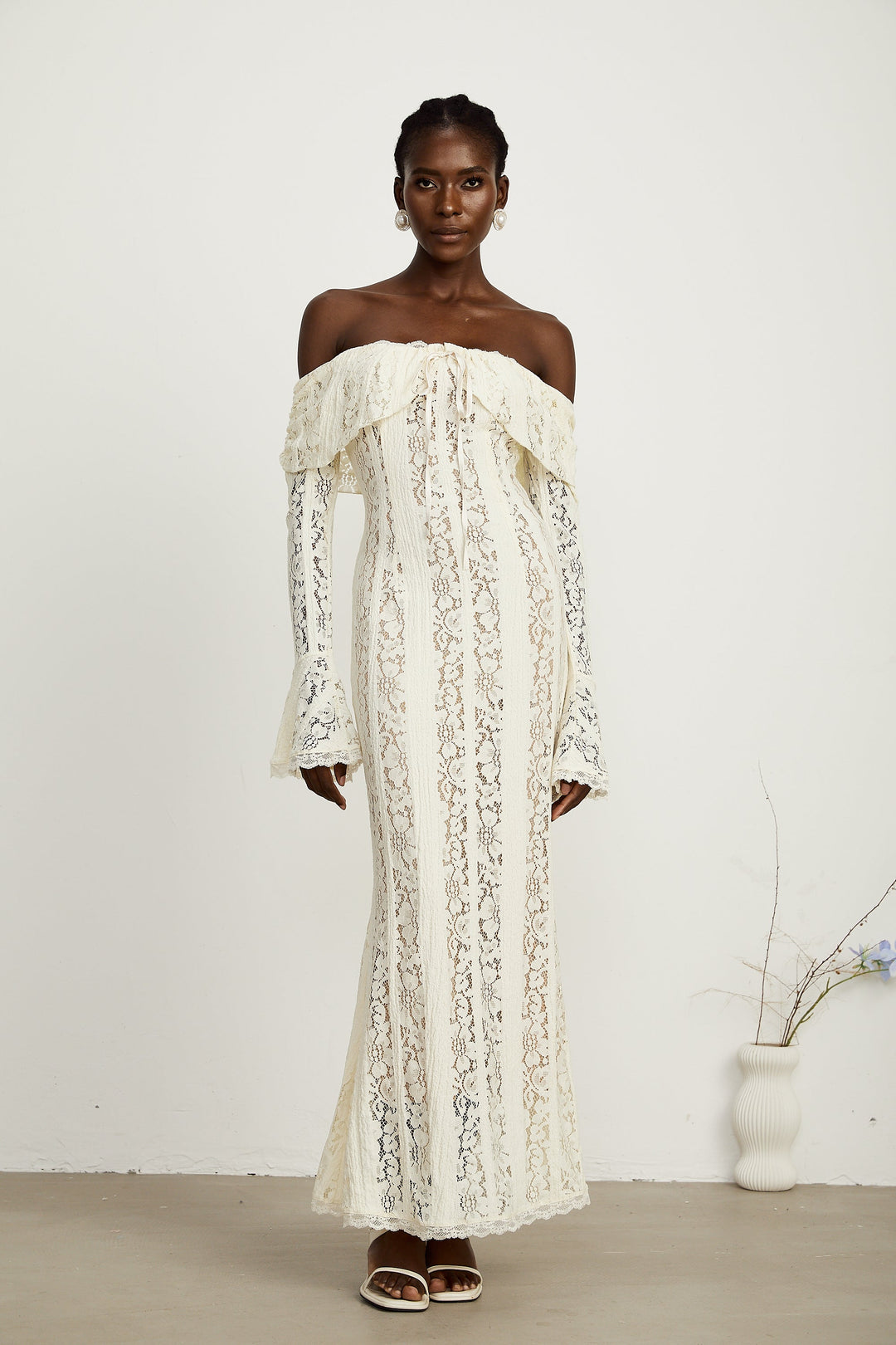 Émeline maksi elbise