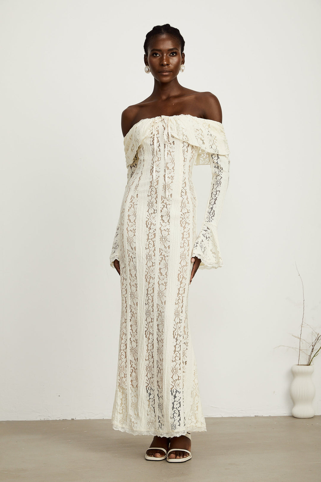 Émeline maksi elbise