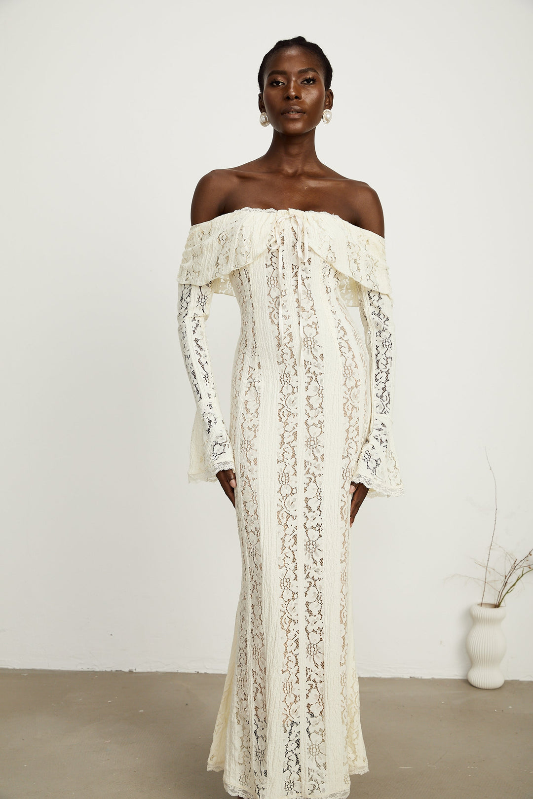 Émeline maksi elbise