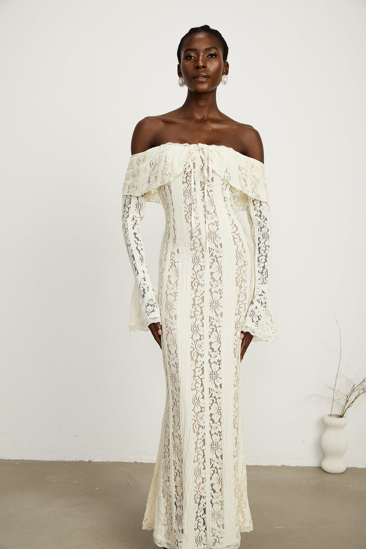 Émeline maksi elbise