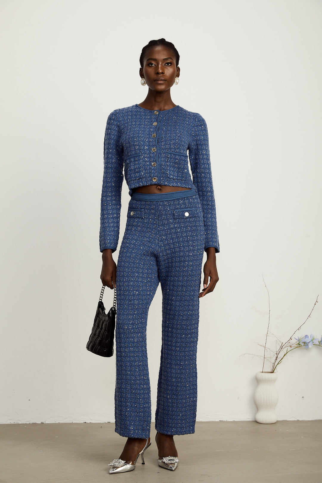 Ghislaine payet ceket ve pantolon takım