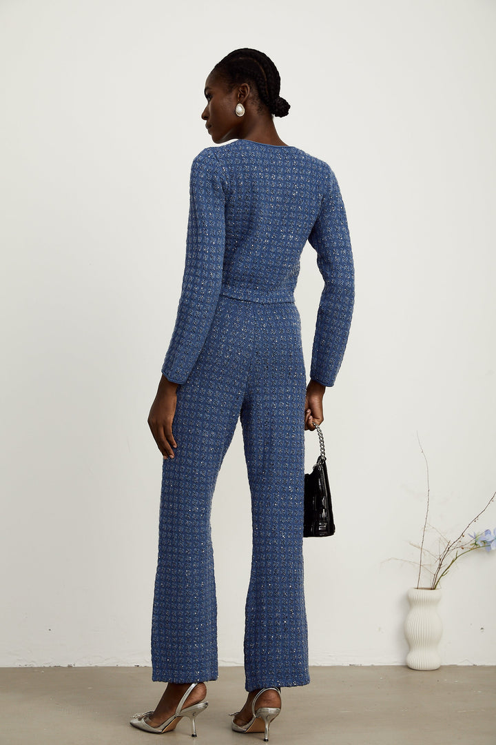 Ghislaine payet ceket ve pantolon takım