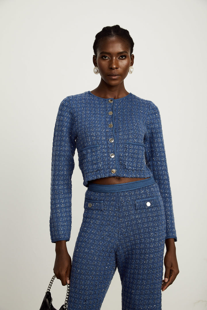 Ghislaine payet ceket ve pantolon takım
