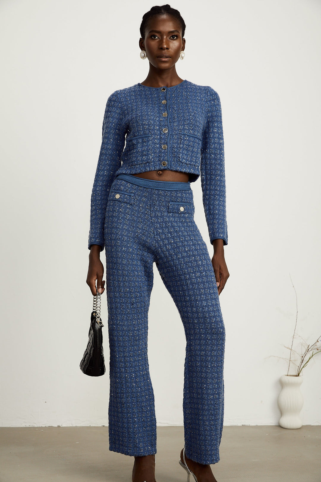 Ghislaine payet ceket ve pantolon takım
