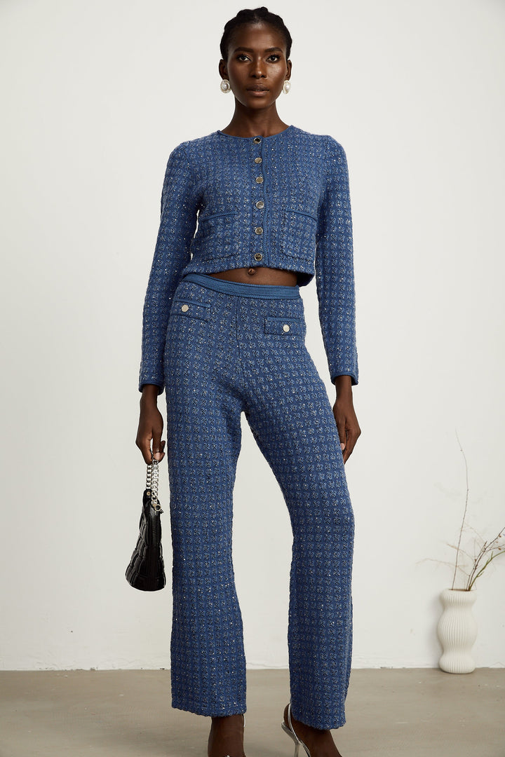 Ghislaine payet ceket ve pantolon takım