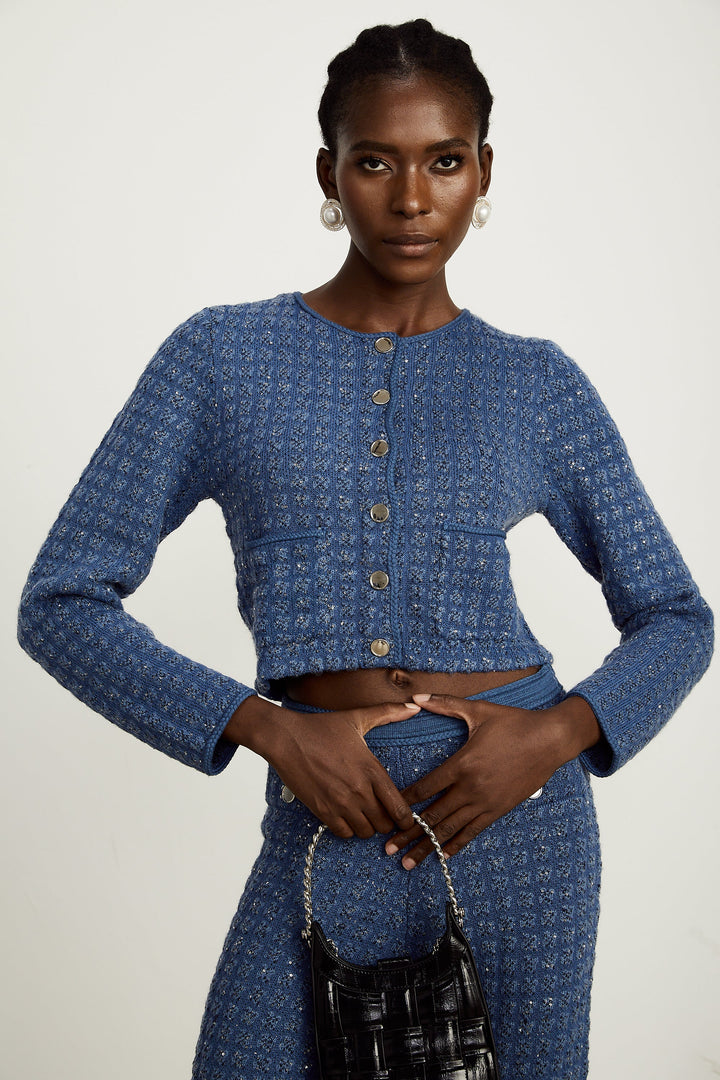 Ghislaine payet ceket ve pantolon takım