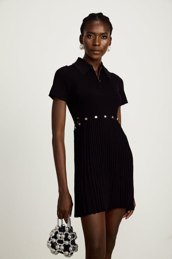 Coline pile mini elbise