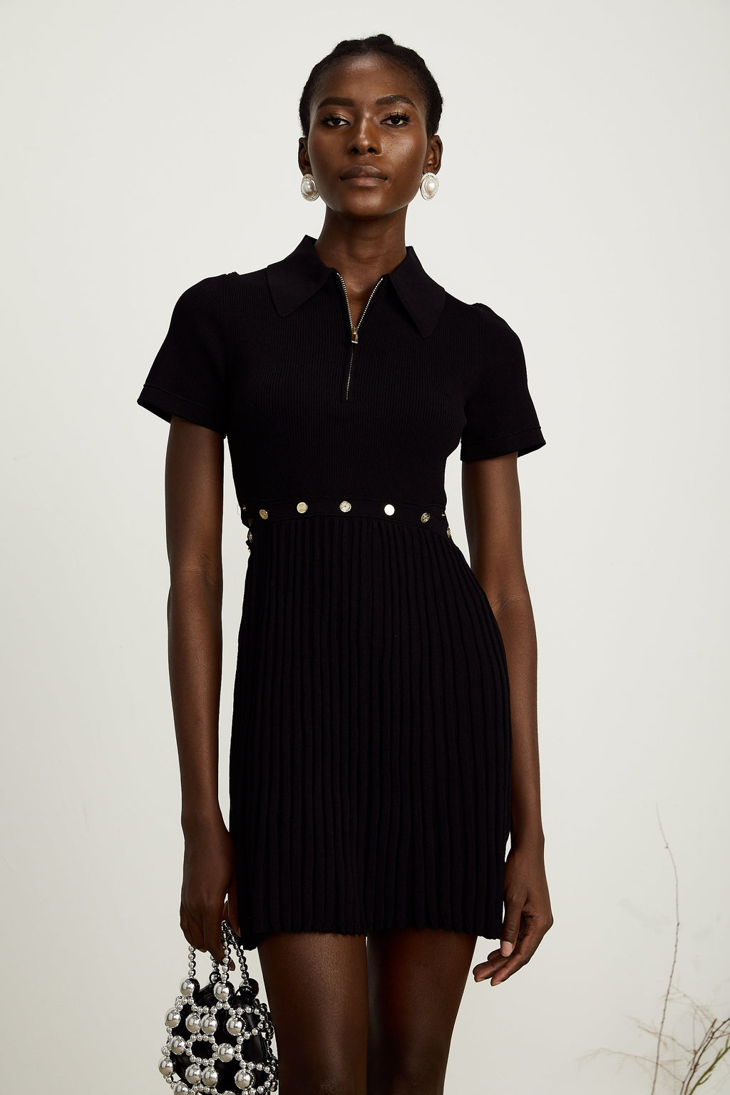 Coline pile mini elbise