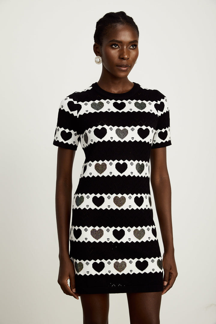 Clothilde örgü mini elbise